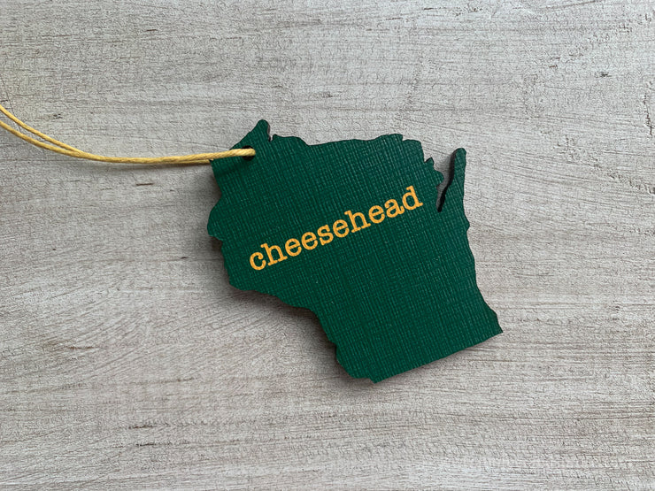 Wisconsin Cheesehead Green Bay Packers Ornament