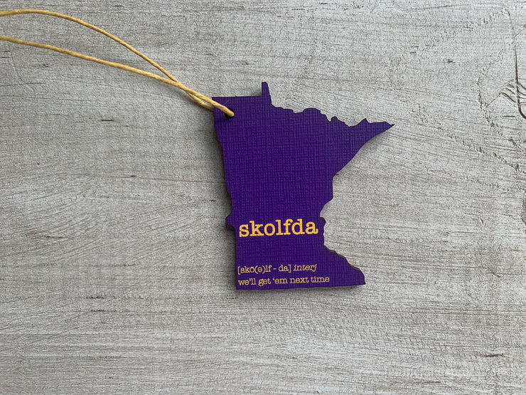 Minnesota Vikings Skolfda Ornament