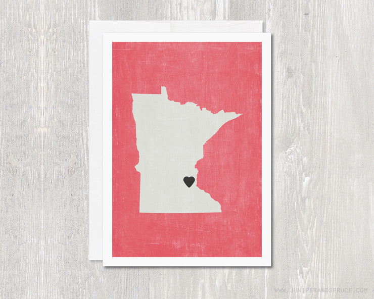 Greeting Card - Minnesota Love