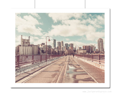 Minneapolis Stone Arch Bridge - Photography Print