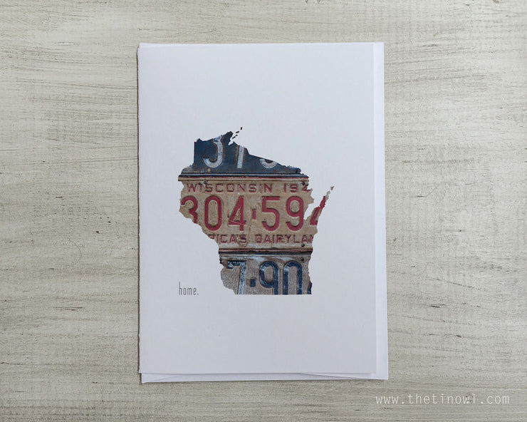 Wisconsin Home Greeting Card