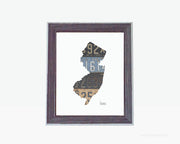 New Jersey Home Print