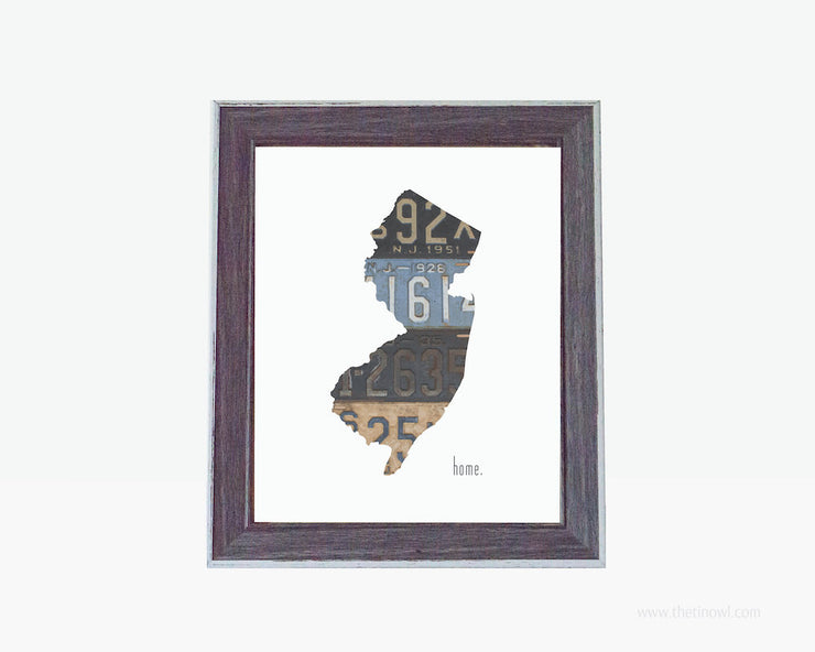 New Jersey Home Print