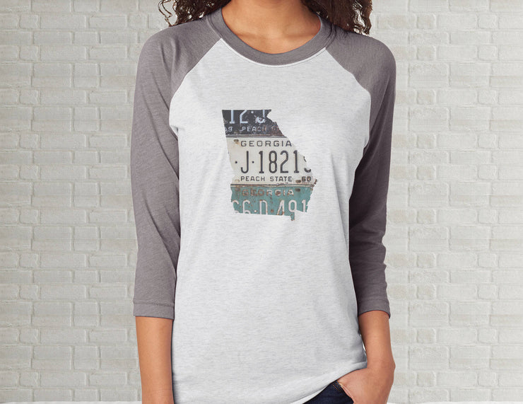 Georgia Raglan T-Shirt | Adult Unisex Tee Shirt