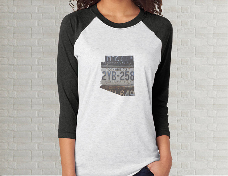 Arizona Raglan T-Shirt | Adult Unisex Tee Shirt