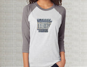 Arkansas Raglan T-Shirt | Adult Unisex Tee Shirt
