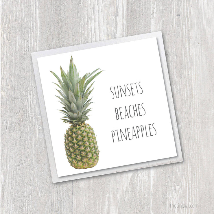 Magnet | Sunsets Beaches Pineapples