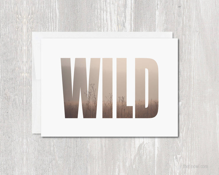 Greeting Card - Wild