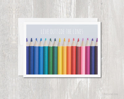 Greeting Card - Live Outside the Lines