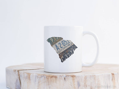 South Carolina Vintage License Plate Mug | Coffee Mug 11 oz