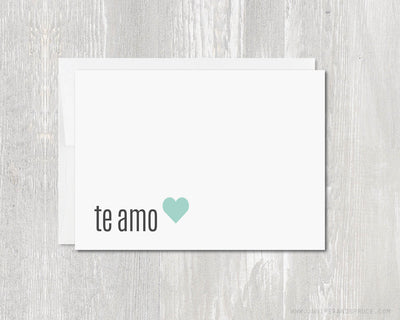 Greeting Card - Te Amo