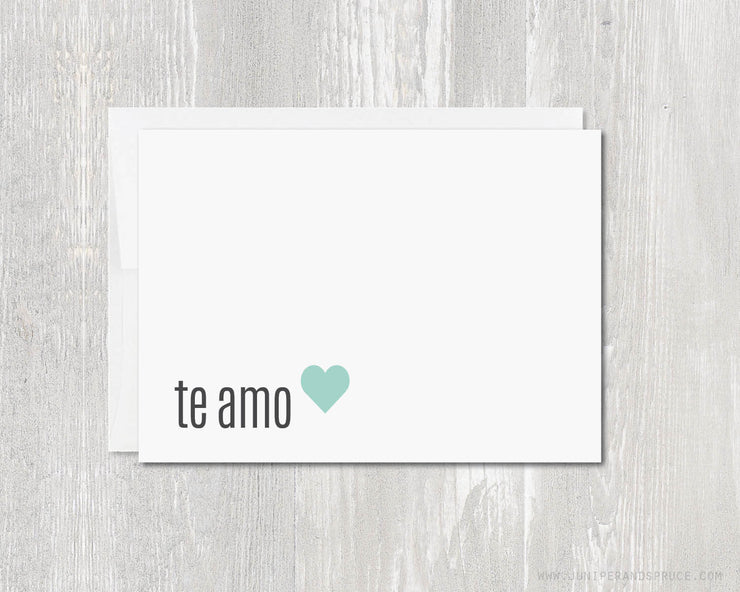 Greeting Card - Te Amo