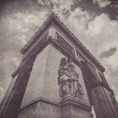 Arc de Triomphe Black & White Photograph