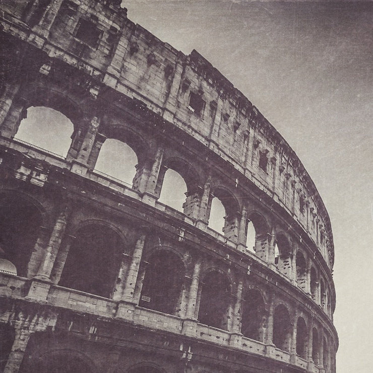 Colosseum Black & White Photograph