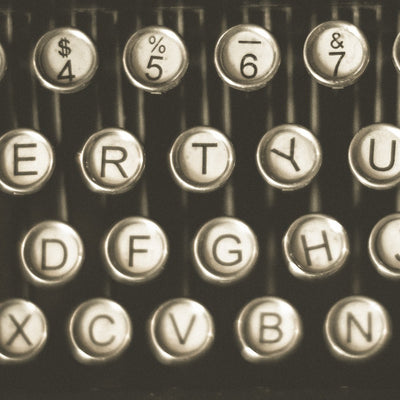 Vintage Typewriter Print