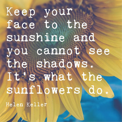 Inspirational Sunflower Print