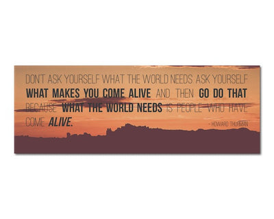 Bookmark - What Makes You Come Alive