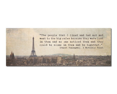 Bookmark - Hemingway in Paris