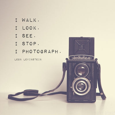 Vintage Camera Print | Inspirational Photography Quote