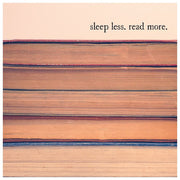 Vintage Books Quote Print | Sleep Less Read More