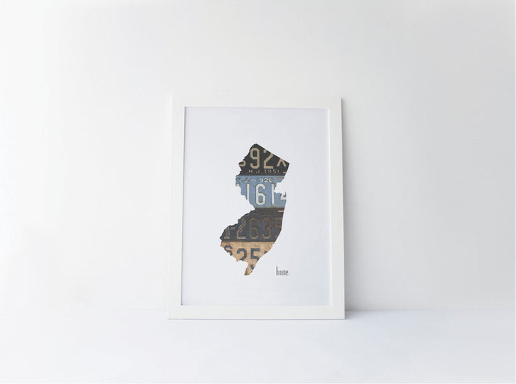 New Jersey Home Print