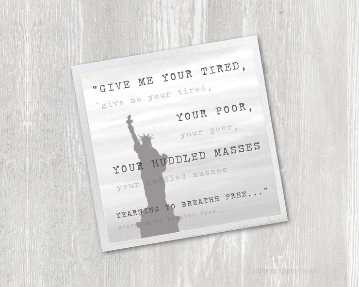 Magnet - Statue of Liberty Poem