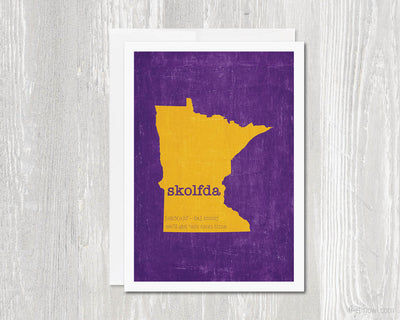 Minnesota Skolfda Greeting Card