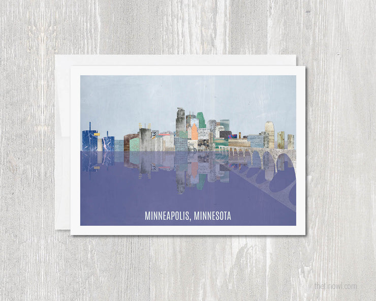 Minneapolis Skyline Greeting Card